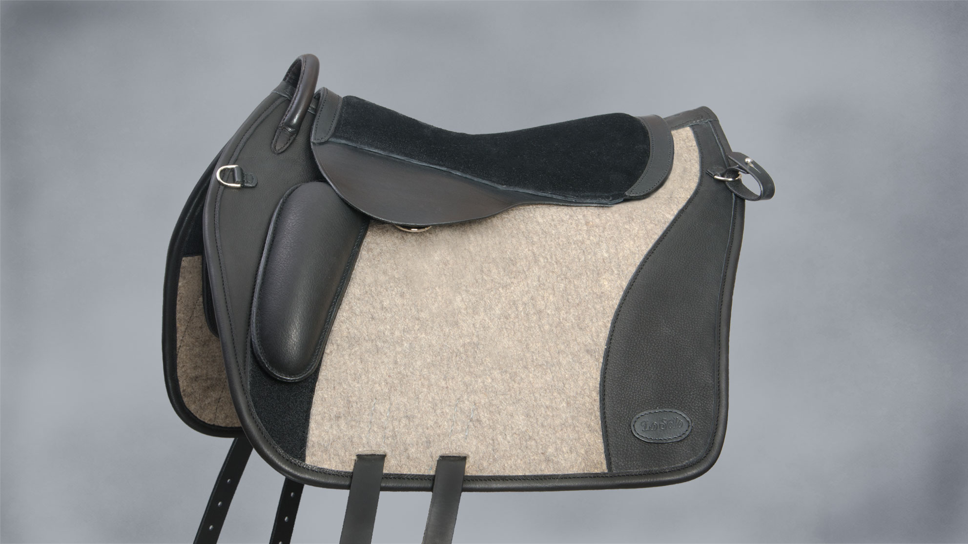 2 Filzsattel Premium mit Pausche klein ohne Logo
