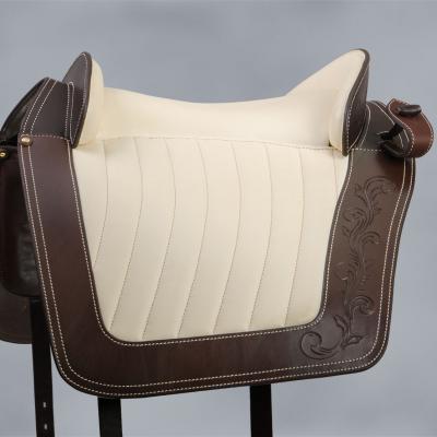 La Selle Mp403 Braun Ecru Naht Sand M. Gravur Klein Ohne Logo