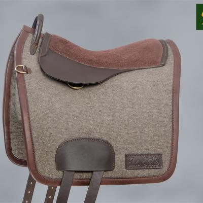 Filzsattel Pony Braun Gro Mit Logo