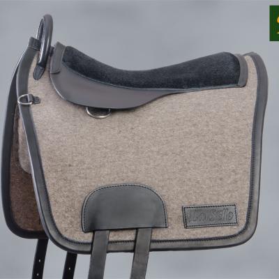 Filzsattel Schwarz Pony 2 Gro Mit Logo