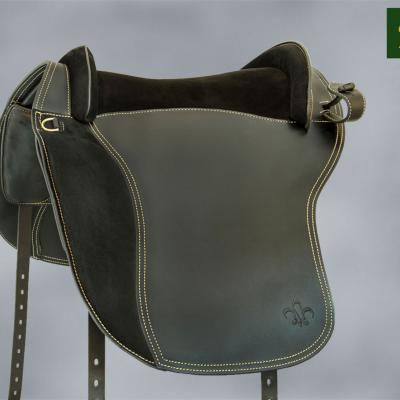 La Selle Dre089 Schwarz Velour Punziert Logo