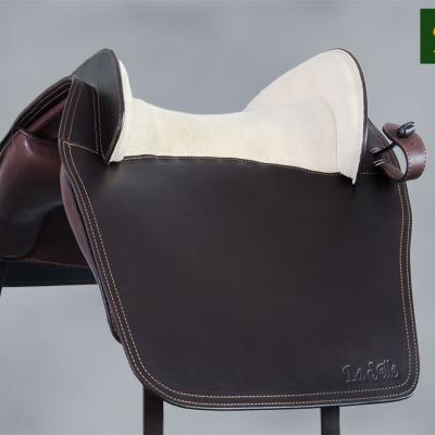 La Selle Epo081 Braun Hirschleder Logo